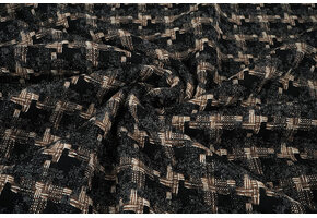 Bouclé Kariert Roselle