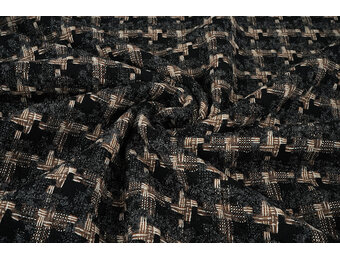 Bouclé Ruit Roselle