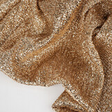 Gestricktes Glitzer Metallic Roségold