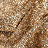 Gestricktes Glitzer Metallic Roségold