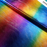 Lamé Regenbogen Breit