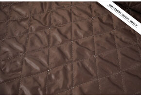 Quilted Lining Mocha brown