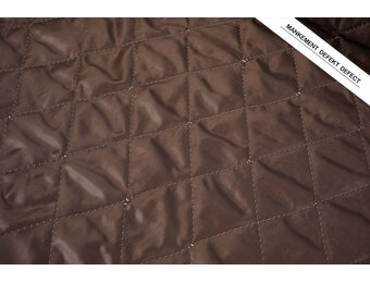 Gewatteerde voering Mokka bruin