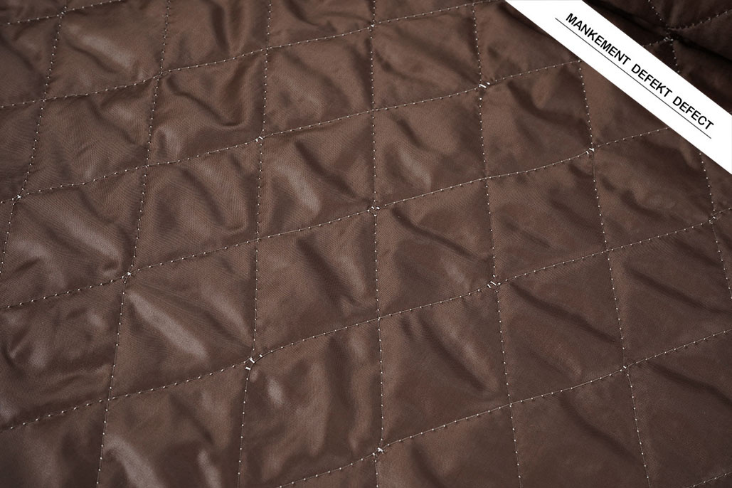 Quilted Lining Mocha brown