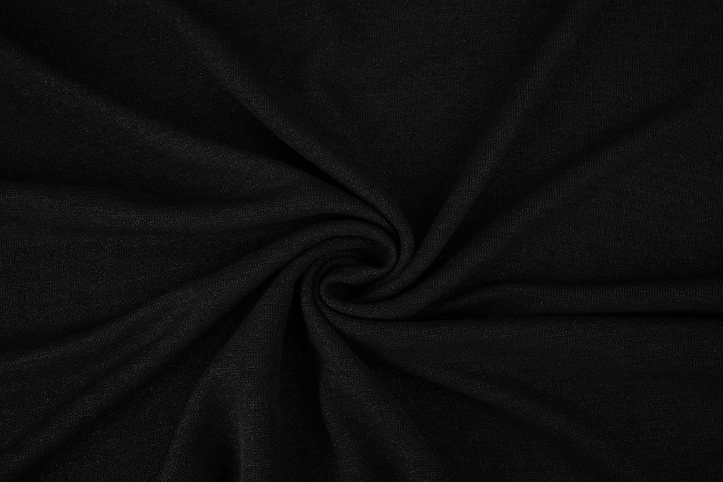 Knitted Fabric Lurex Black