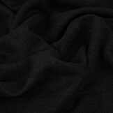 Gestrickter Stoff Lurex Schwarz