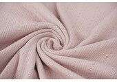 Pointoille Ajour Jersey Strepen Oud Roze