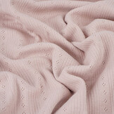 Pointoille Ajour Jersey Stripes Old Pink