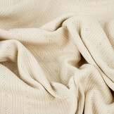 Pointoille Ajour Jersey Stripes Beige