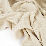 Pointoille Ajour Jersey Strepen Beige