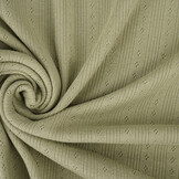 Pointoille Ajour Jersey Stripes Old Green