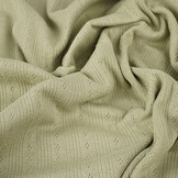 Pointoille Ajour Jersey Strepen Oud Groen