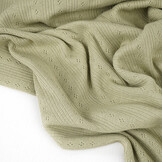 Pointoille Ajour Jersey Strepen Oud Groen