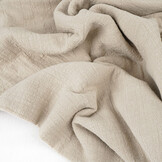 Double Gauze Slub – Baumwoll Musselin – Beige