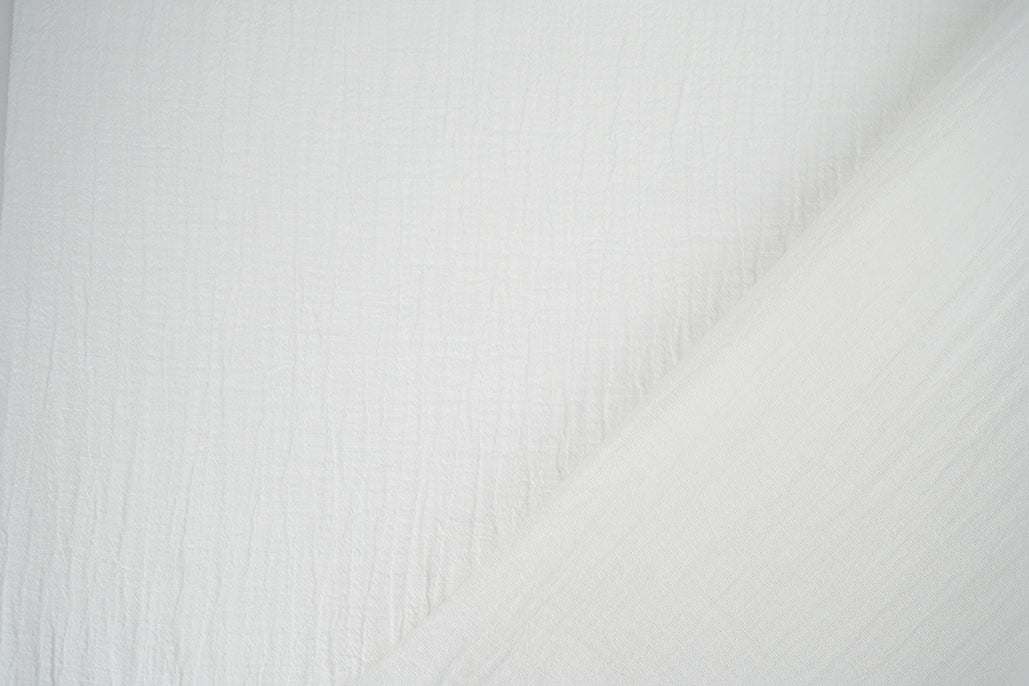 Double Gauze Slub – Baumwoll Musselin – Creme