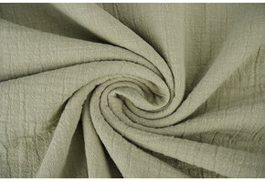 Double Gauze Slub - Olive Green