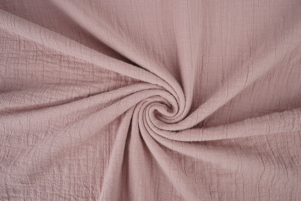Double Gauze Slub - Old Pink
