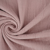 Double Gauze Slub - Old Pink