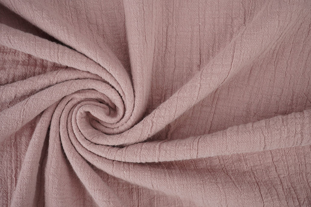 Double Gauze Slub - Old Pink