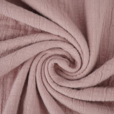 Double Gauze Slub – Hydrofiel – Oud Roze