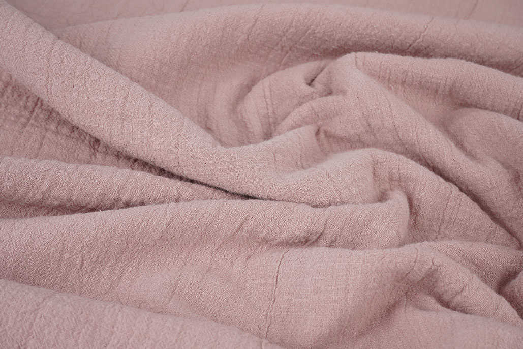 Double Gauze Slub - Old Pink