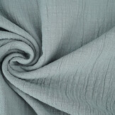 Double Gauze Slub - Grey-Blue