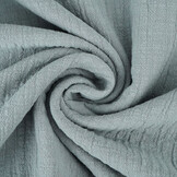 Double Gauze Slub - Grey-Blue