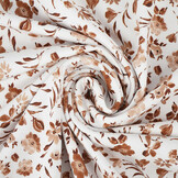 Digital  Cotton Jersey Flowers Nora