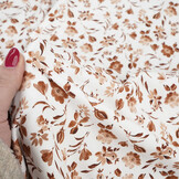 Digital  Cotton Jersey Flowers Nora