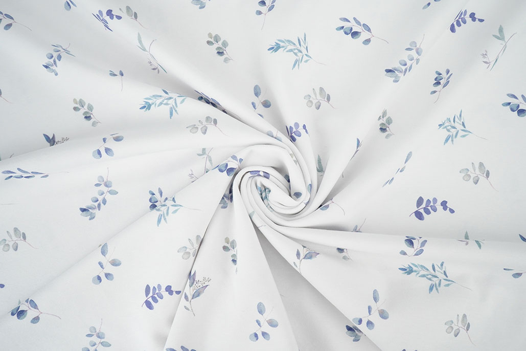 Digital  Cotton Jersey Flowers Sofie