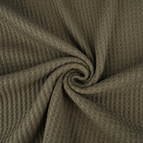 Gestrickte Waffel Armeegrün