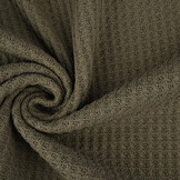 Gestrickte Waffel Armeegrün