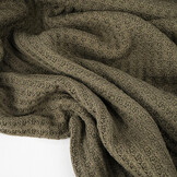 Gestrickte Waffel Armeegrün