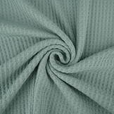 Waffle Big Knit Old Green