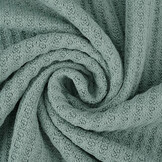 Waffle Big Knit Old Green