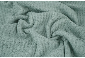 Waffle Big Knit Old Green