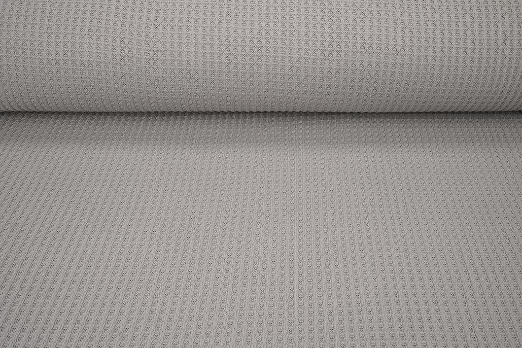 Gebreide Wafel Grijs