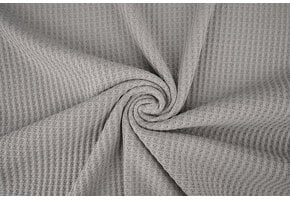 Gestrickte Waffel Grau