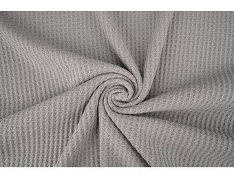 Gebreide Wafel Grijs