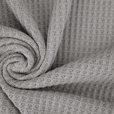 Gestrickte Waffel Grau