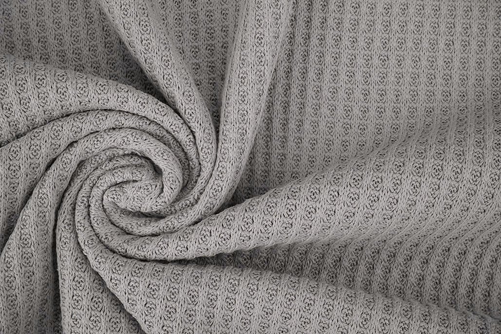 Waffle Big Knit Grey