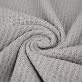 Gestrickte Waffel Grau