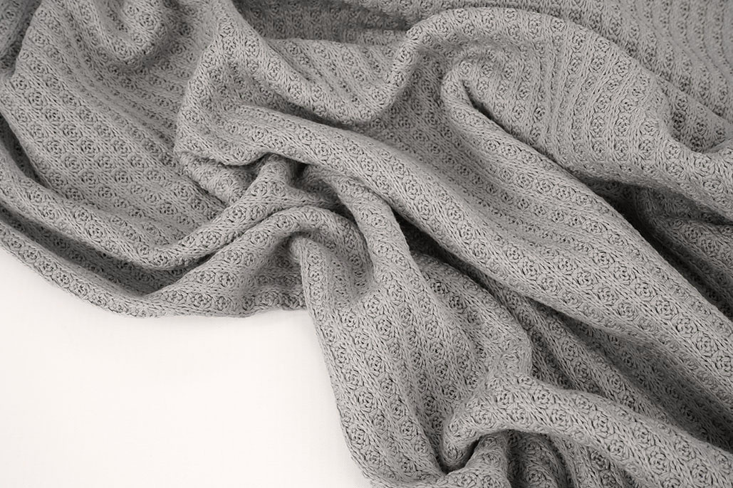 Waffle Big Knit Grey