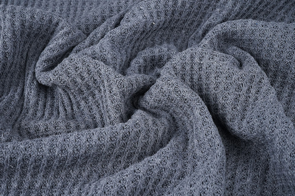 Gestrickte Waffel Jeans