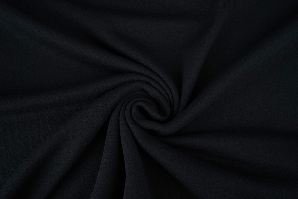 Jersey Baumwoll Musselin Collino Schwarz