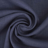 Gewaschenes Leinen Indigo Blau