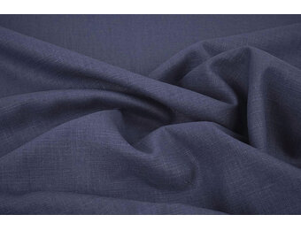 Gewaschenes Leinen Indigo Blau
