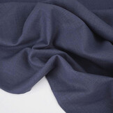 Gewaschenes Leinen Indigo Blau