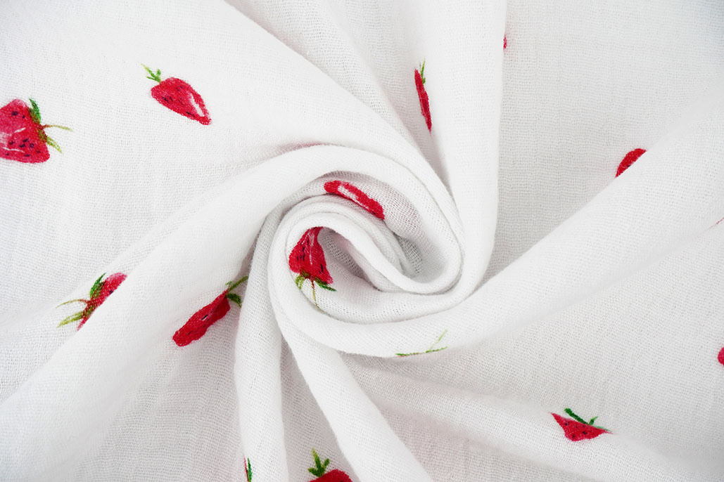 Hydrofiel Aardbei  Wit