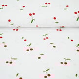 Double Gauze Cherry White